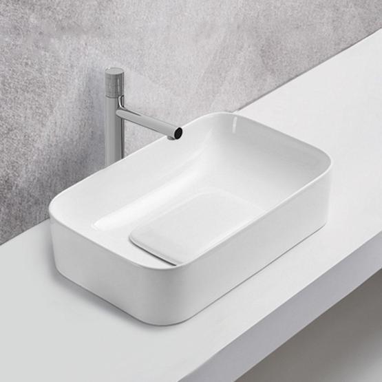 Раковина Vincea VBS-50450, 505*380*150, накладная, цвет белый фарфор