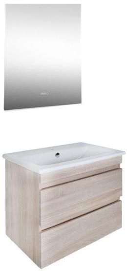 Тумба ASB-Mebel Лира 75 Дуб Сонома подвесная под умывальник Элина 75