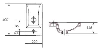 Раковина Cersanit Como P-UM-COM40/1 40 см
