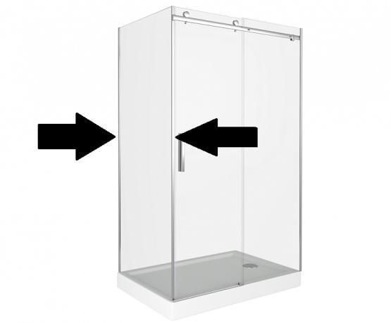 Боковая стенка GOOD DOOR Galaxy SP-80 -C-CH 800 х 1950 мм