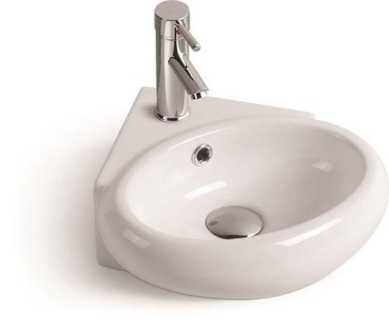 Раковина SantiLine SL-2021 39x37 подвесная керамическая Белый