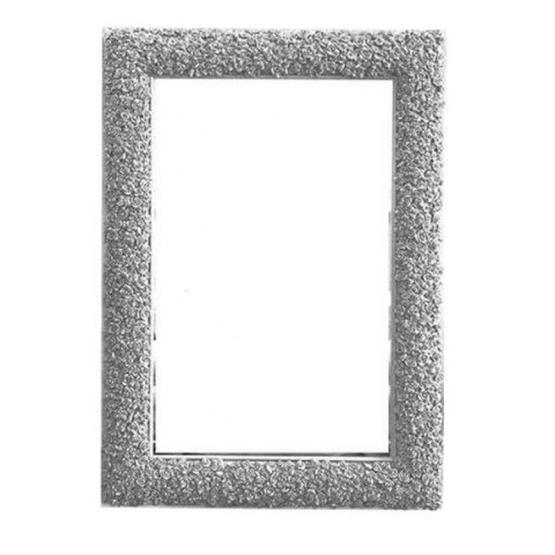 Зеркало Boheme Rose прямоугольное 85х110 547, серебро без подсветки