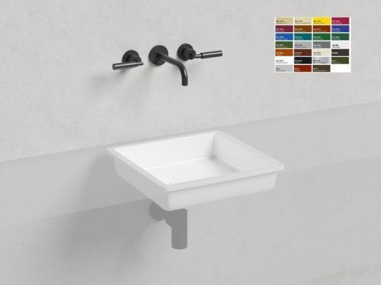 Раковина Salini MAREA 07 RAL S-Stone покраска RAL матовая 42x42 1802207MF встраиваемая