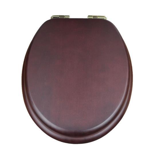 Деревянное сиденье Magliezza Retro 9000M-DO SoftClose, золото, махагон матовый