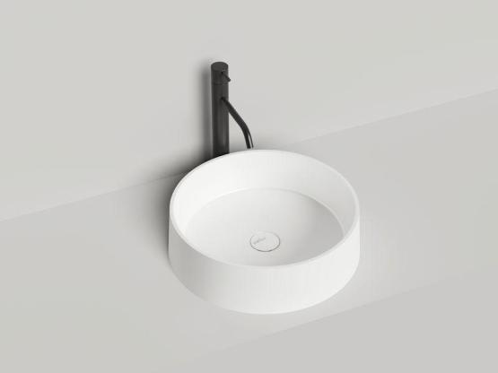 Раковина Salini GLORIA 02 S-Stone матовая 42x42 1102202M накладная