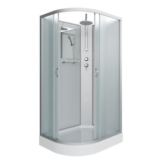 Душевая кабина Niagara NG-3312-14RBKT 1200х800х2100-2400 низкий поддон 13см стекло матовое