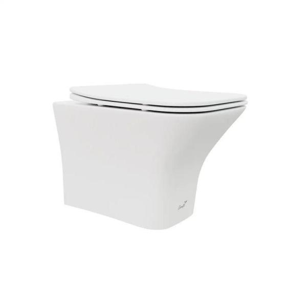 Унитаз Cerutti SPA VETTORE Aria MW подвесной безободковый белый матовый CT9242 (480х340х350)