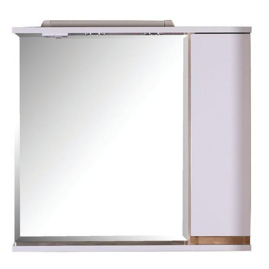 Зеркало ASB-Mebel Марко 80 белый/дуб золотой