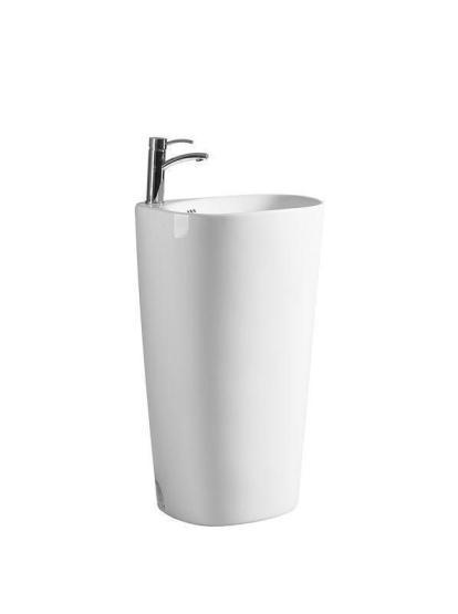 Раковина SantiLine SL-4001 52x40 напольный керамическая Белый