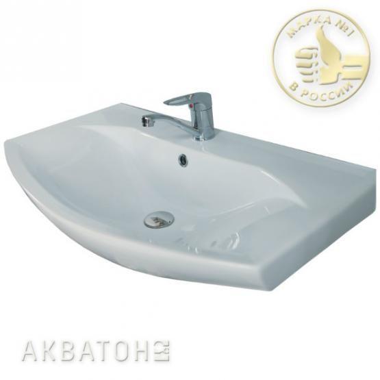 Акватон Раковина керамическая Смаил 80 см