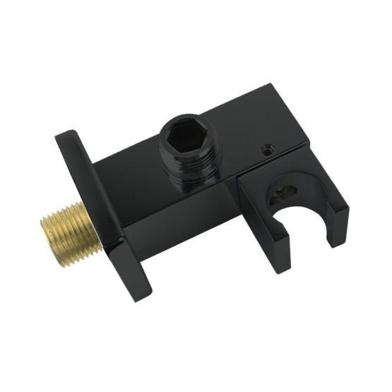 Держатель ручного душа Vincea VSC-41MB с подводом воды, черный