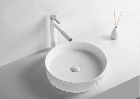 Раковина Cerutti SPA CR8010 накладная, белая, круглая 405х405х100