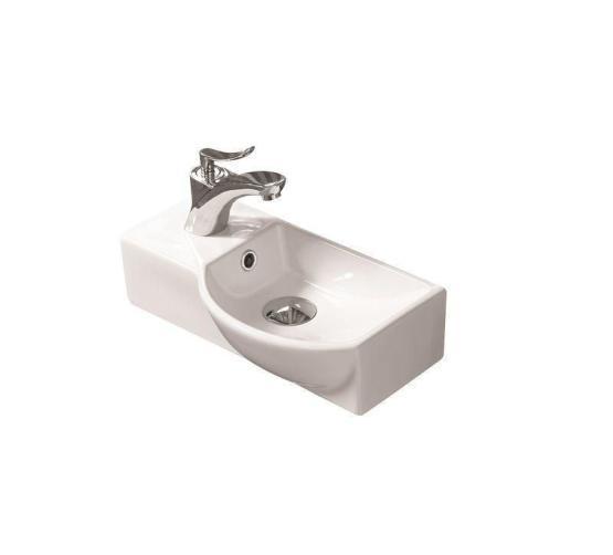 Раковина SantiLine SL-2011R 40x22 подвесная керамическая Белый