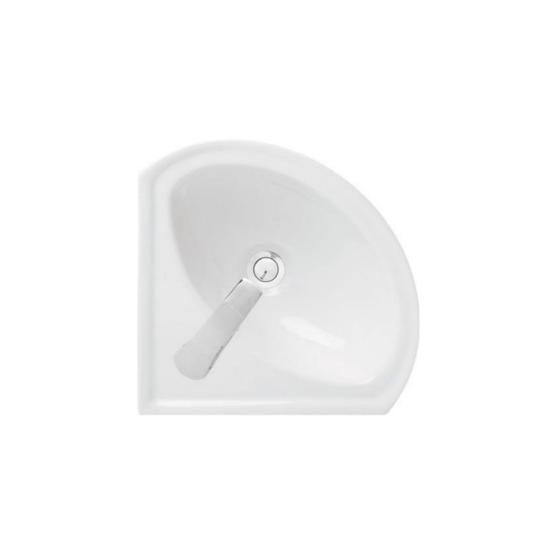 Раковина Sanita Веер угловая 360x360x170 мм подвесная