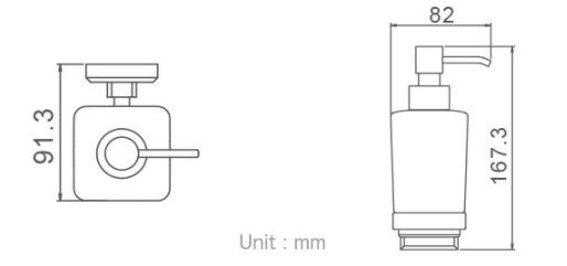 Дозатор Gappo G3827 настенный