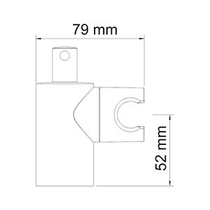 Настенный держатель WasserKraft A013 хром