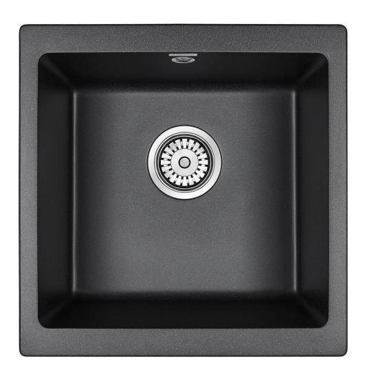 Мойка для кухни Paulmark BRILON, PM104546-BL, черный, 445х460, подст. мон. Paulmark