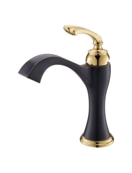 Смеситель для раковины Timo Unari (7501/04F black antique)