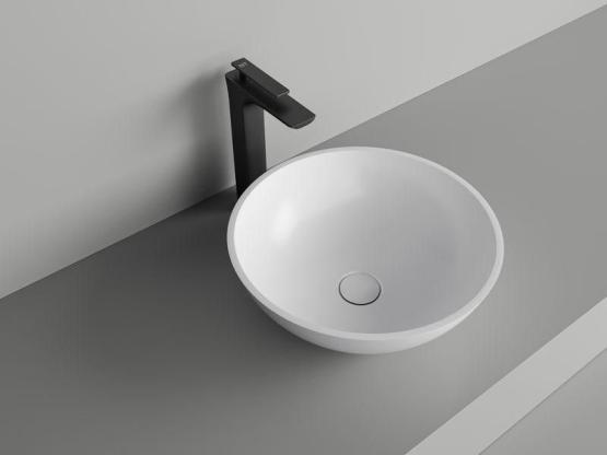 Раковина NT BAGNO NT410 Coppa 400x400 искусственный камень белый матовый