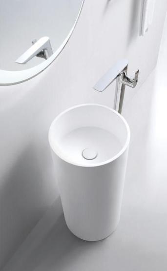 Раковина NT BAGNO NT609 SIENA 450x450 искусственный камень белый матовый