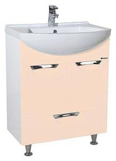 Тумба под раковину Bellezza Альфа 55 напольная с 1 ящ. бежевая