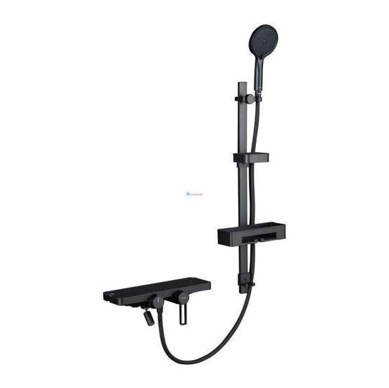 Смеситель Gappo G3296-26 черный матовый для ванны