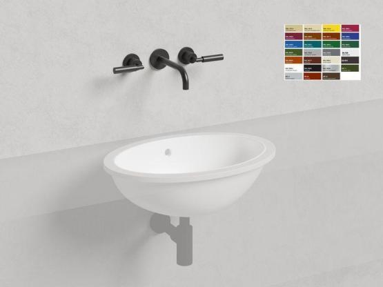 Раковина Salini MAREA 12 RAL S-Stone покраска RAL матовая 57x40 1101209MF встраиваемая