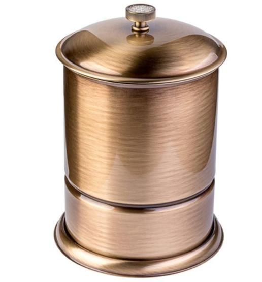 Ведро для мусора металл Boheme Royal Cristal 10927-BR бронза