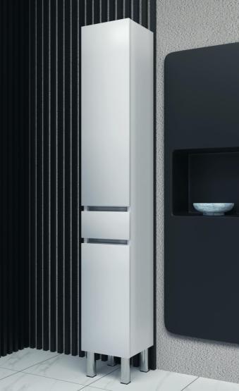 Пенал SANVIT Кубэ-3 (К) 32 с бельевой корзиной напольный Белый