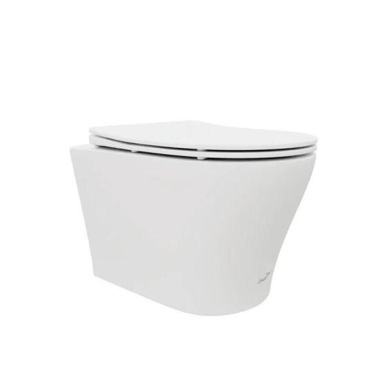 Унитаз Cerutti SPA ADIGE Aria MW подвесной безободковый белый матовый CT9245 (490х360х355)