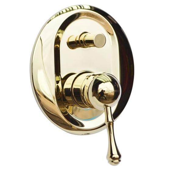 Встраиваемый Смеситель Magliezza VISTA 50148-do с переключателем золото