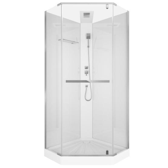 Душевая кабина Cerutti SPA CHIKA901T без крыши (90x90x215-225)