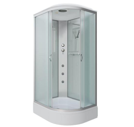 Душевая кабина Niagara NG-33984-14LG 900х800х2150 средний поддон  26см стекло матовое