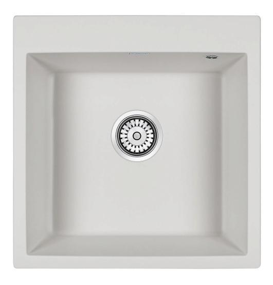 Мойка для кухни Paulmark PRAKTISCH, PM105152-WH , белый, 510х520