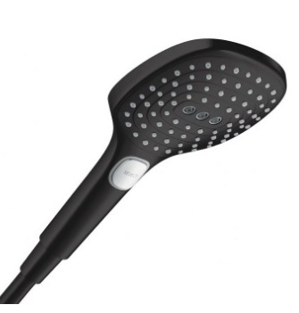 Hansgrohe Raindance Select 120 Air 3jet лейка ручная, цвет черный матовый
