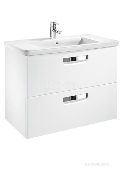 Тумба с раковиной Roca Gap 80 ZRU9302732 белая матовая