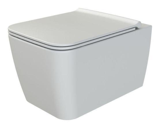 Унитаз подвесной безободковый Boheme Zen 967-WM Белый матовый (без крышки)