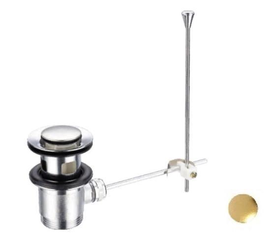 Донный клапан CEZARES CZR-SA2-03 с переливом золото