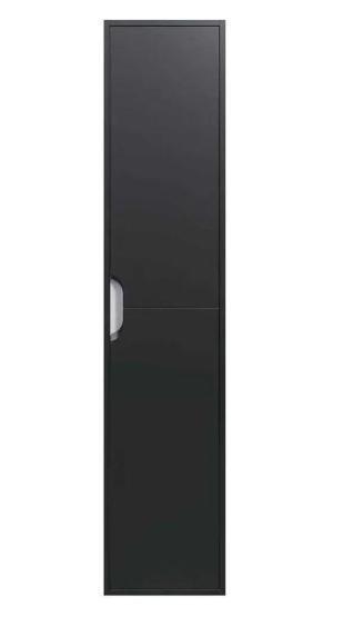 Шкаф-пенал для ванной Uperwood Modul, подвесной, с дверцами, матовый, черный