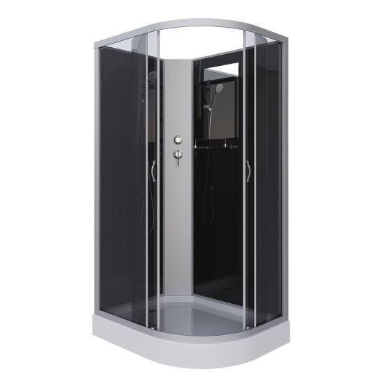 Душевая кабина Niagara NG-3512-14LBK 1200х800х2000 низкий поддон 13см стекло тонированное