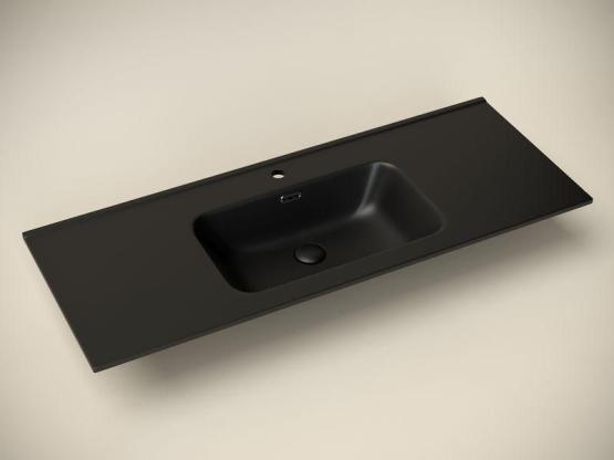 Раковина Ceramicanova Element CN7006MB 1210x465x180 черная матовая