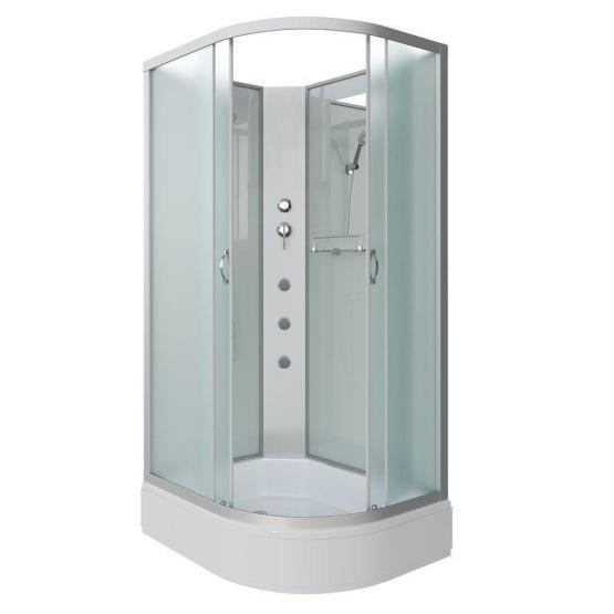 Душевая кабина Niagara NG-33974-14LBKG 900х700х2000 средний поддон  26см стекло матовое