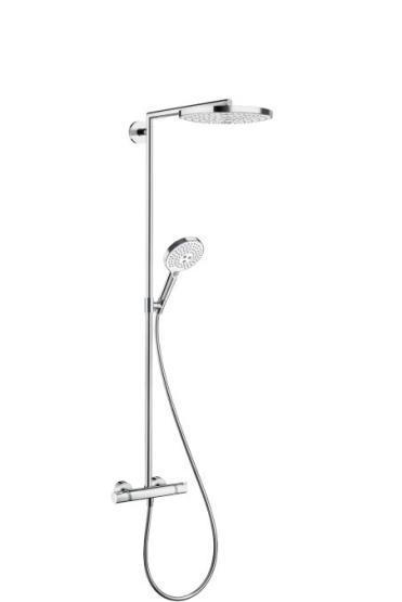 Hansgrohe Raindance Select 27129400 Душевая система 240 2jet Showerpipe белый хром