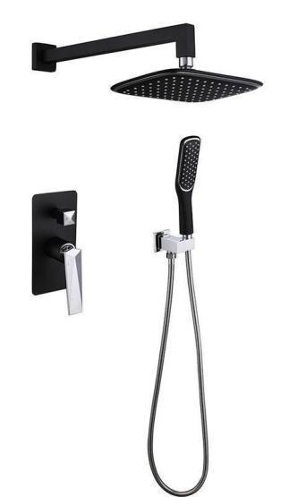Душевая система Boheme Venturo черный/хром 374-B