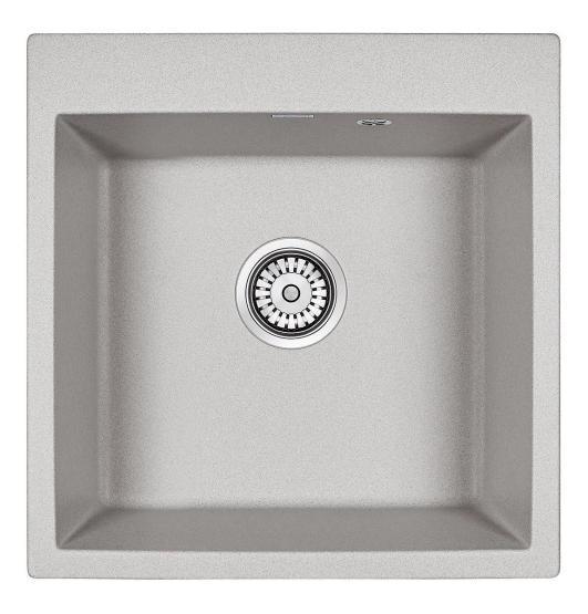 Мойка для кухни Paulmark PRAKTISCH, PM105152-GR , серый, 510х520