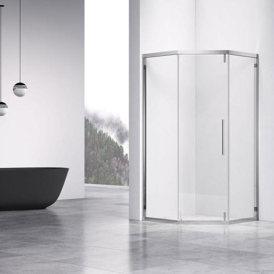 Душевой уголок Vincea Show VSP1-4SH100CL, 1000*1000, хром, стекло прозрачное