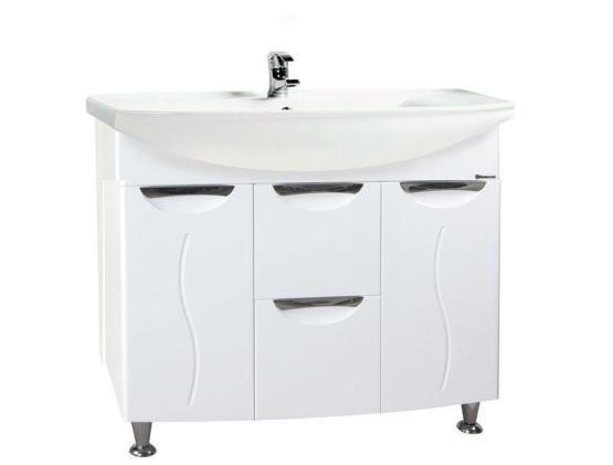 Тумба под раковину Bellezza Глория 85 с 1 ящ. с б/к (Стиль) белая