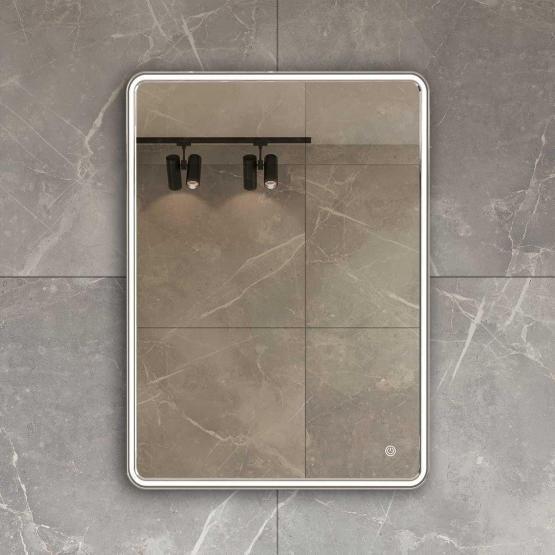 Зеркало Vincea LED VLM-3VC600-2 600х800 c сенсорным выключателем и диммером, антизапотевание