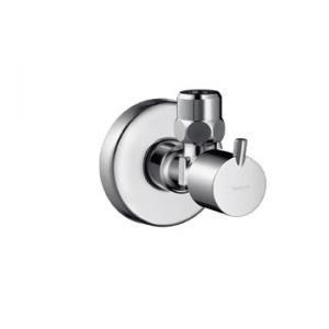 Угловой вентиль Hansgrohe 13901000 с рукояткой S, цвет хром