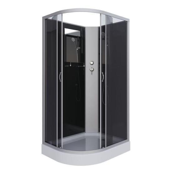 Душевая кабина Niagara NG-3512-14RBK 1200х800х2000 низкий поддон 13см стекло тонированное